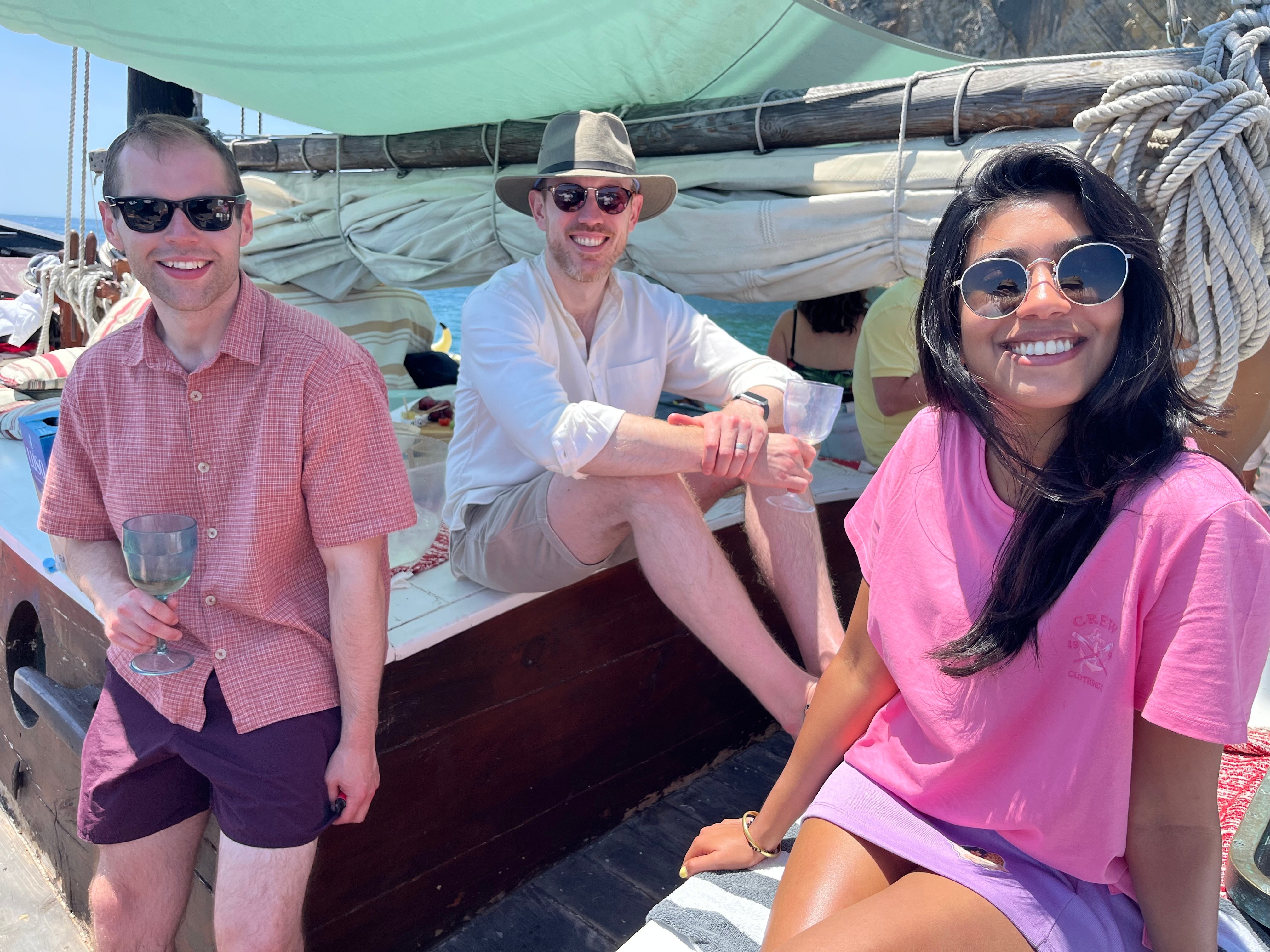 Shilpa Edgar James boat